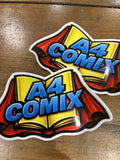 A4 Comix Logo Sticker