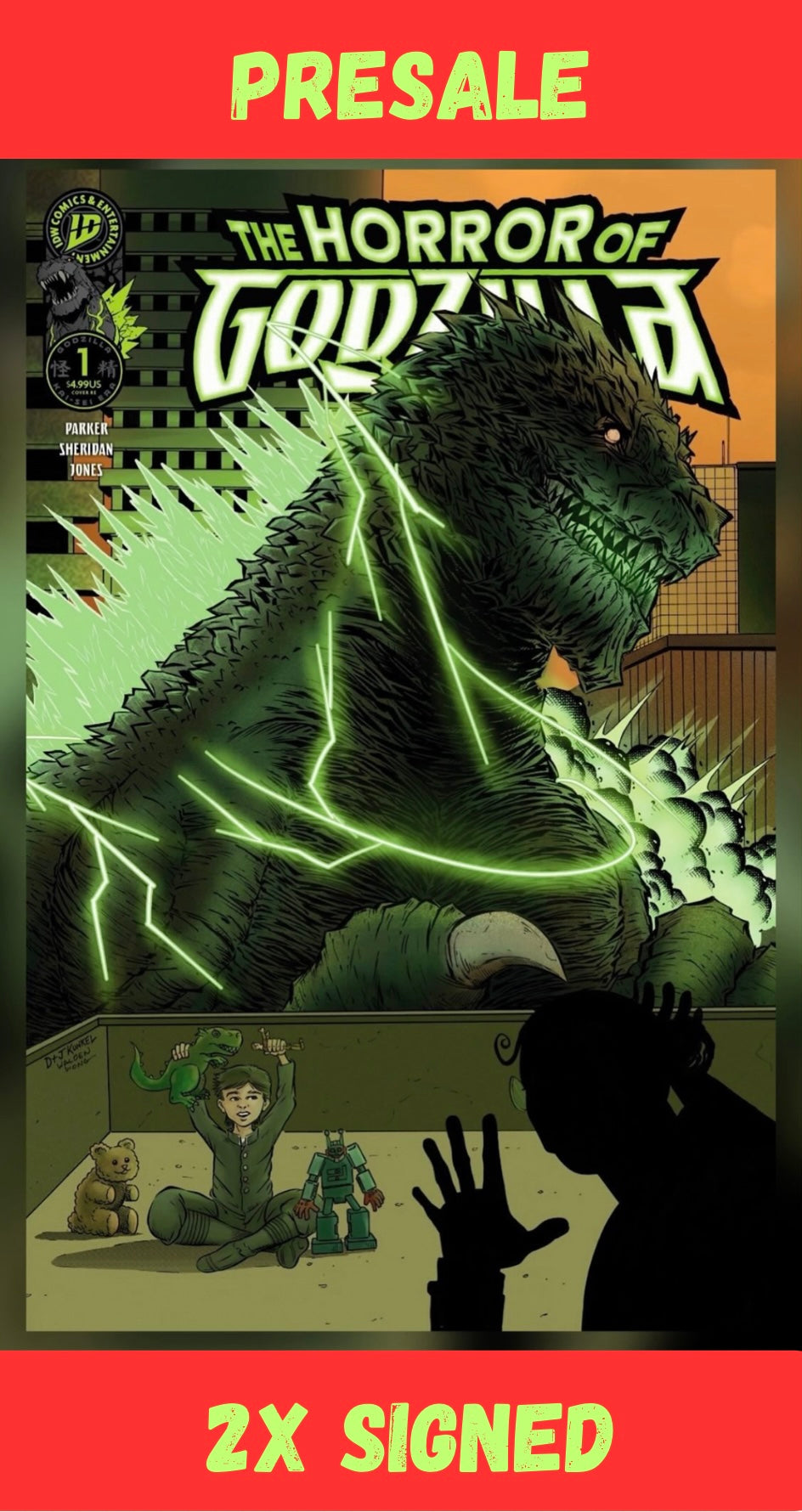 *Presale* Horror of Godzilla #1 Exclusive - Double signed