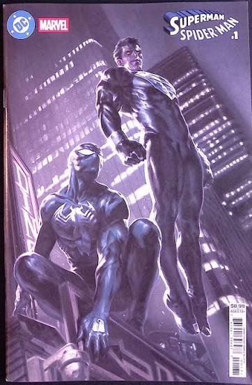 Superman Spiderman #1 Black Suit FOIL
